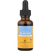 Herb Pharm Certified Organic Plantain Liquid Extract for Cleansing and Detoxification - 1 Ounce (DPLAN01)