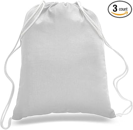 plain drawstring backpacks