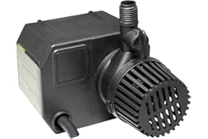 Beckett Corporation G355AG 355 GPH Pond Pump Max Height 11.5’, 16-Feet Cord, Black
