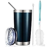 COMOOO 20oz Double Wall Vacuum Insulated Travel