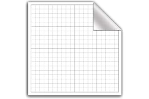 Geyer Instructional Products 503005 Dry Erase Peel and Stick Graph, Low-Tac, XY Axis, Empasized in 5s