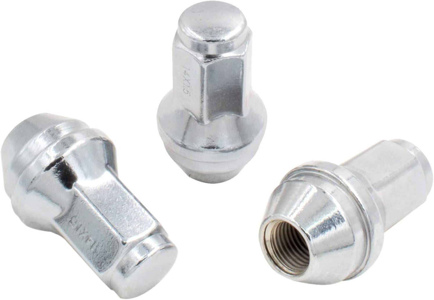 M14 X 2.0 Chrome Wheel Lug Nuts OEM Style 4L3Z1012A 7L1Z1012A Wheel Lug Nut (24): Automotive