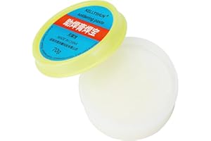 KELLYSHUN Solde Flux,Lead Free Solder Flux Paste,Rosin Solder Flux,for Circuit Boards and Copper Electrical Wire DIY/PCB/LED Soldering Repairing No Clean Soldering Flux(70g a Jar)(White Rosin Flux)