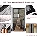 Bodyguard Magnetic Screen Door - Full Frame Velcro, Fits Door Size up to 34 x 82-Inch, 28 Sewn-in Magnets, Heavy Duty Mesh Curtain, Easy Installation, No Gap, No Falling