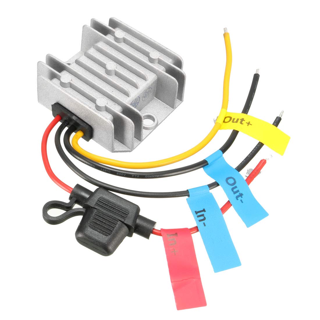 Photo 1 of uxcell Power Voltage Converter DC 12V/24V to DC 6V 10A 60W Waterproof Voltage Convert Transformer