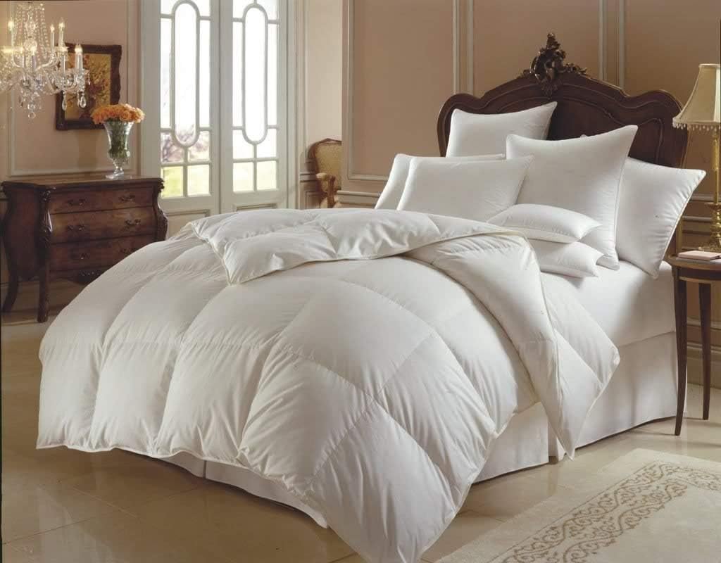 Duck Feather and Down Duvet Comfortable Extra Filling Hotel Quality 13.5 Tog Deluxe Duvet Hotel Quality Super Soft And Warm Anti Allergic Machine Washable Double
