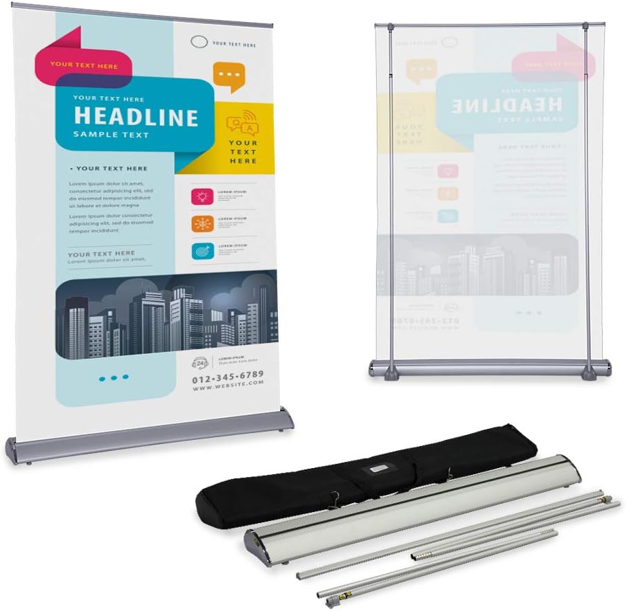 Amazon Com Vispronet 47in X 81in Retractable Banner Stand