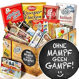 ohne mampf geen Gampf – Suessigkeiten Box DDR – lustige Sprüche mit Geschenk