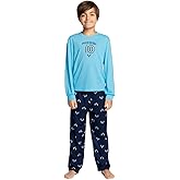 Messi boys Lifestyle Long Sleeve 2-piece Set, Loose-fit Top & Sweatpants