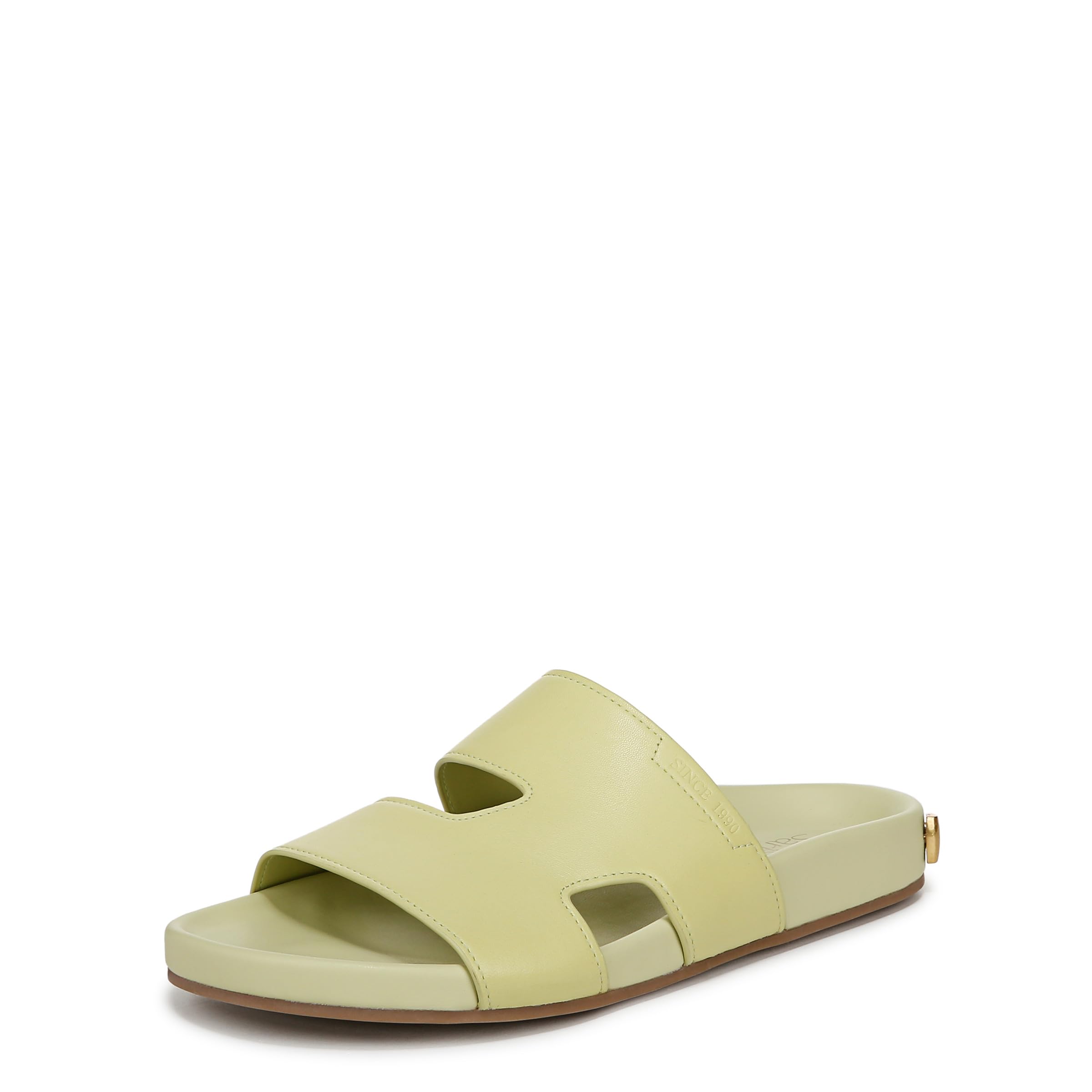 Franco Sarto Womens Britt Slide Sandal Algae Green 6 M