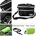 GkGk Front Top Tube Bike Bag, Multifunction Bicycle Frame Pannier Bags with Rainproof Cover for Mountain Ride,Road Cycling,Phones ,Bottle of Water ,Keys ,Wallet(Black)
