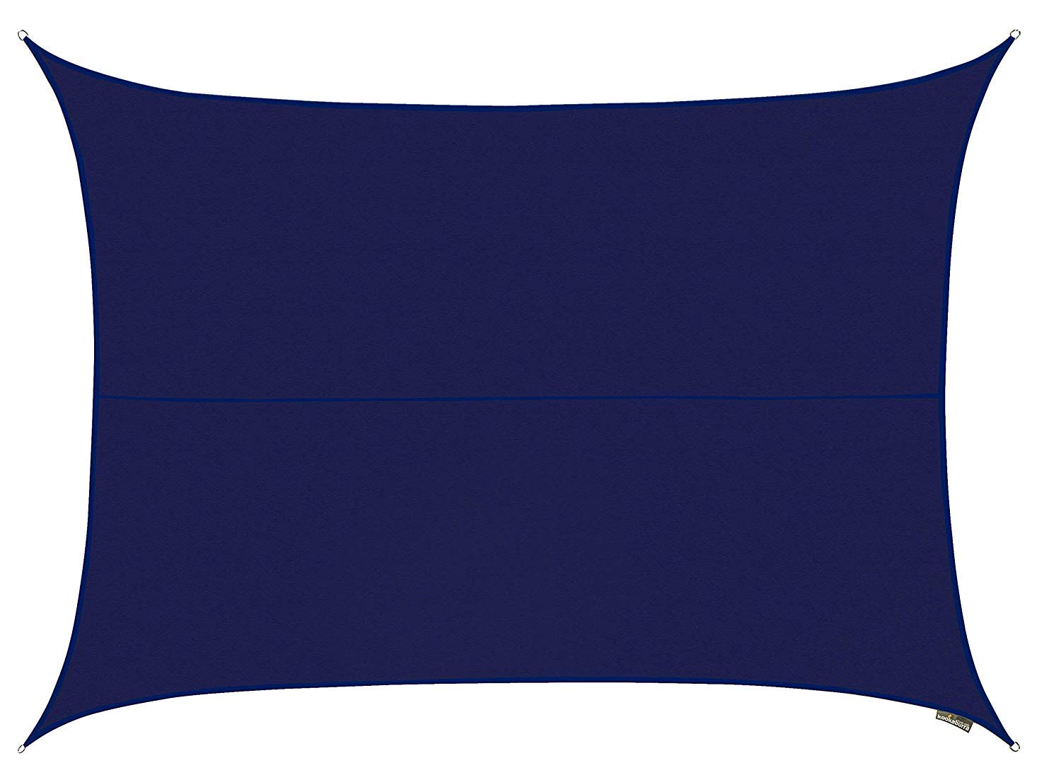 Kookaburra Waterproof Garden Sun Shade Sail Canopy in Blue 98% UV Block (3m x 2m Rectangle)