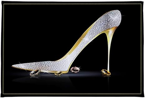 silver grey high heels