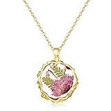 Hefestus Birth Flower Necklaces for Women,November
