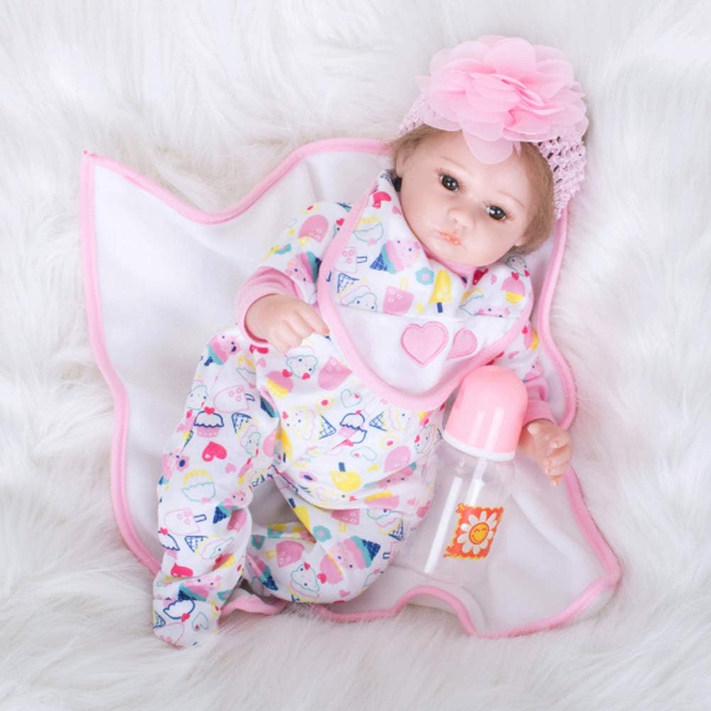 Prezzo NACHEN Reborn Baby Doll Realistico Silicone Vinile Bambino 17 Pollici Corpo Morbido Realistico Bambini Bambole Regalo Offerte