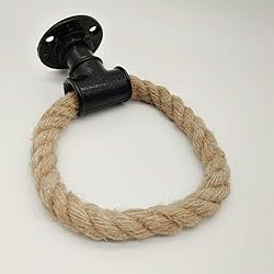 Nautical Towel Ring,Industrial Pipe Rope Towel Ring