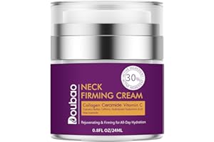VICGFHS Neck Firming Cream, Wrinkle Cream for Women, Retinol Moisturizer with Collagen, Face and Décolleté, 0.8 fl oz