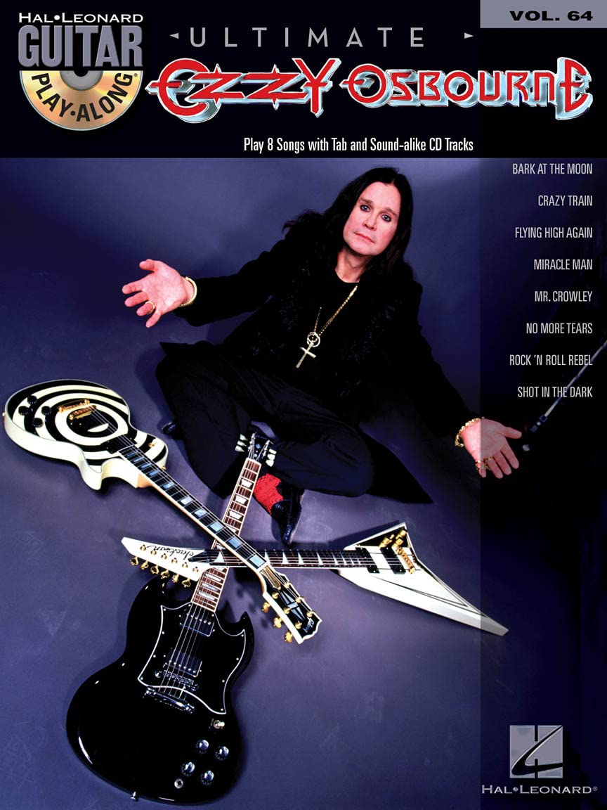 Guitar Play-Along Volume 64 Ozzy Osbourne Guitar Book/Cd (Hal Leonard Guitar Play-Along)
