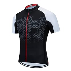 Cycling Jersey Men, Summer Short Sleeved Bike
