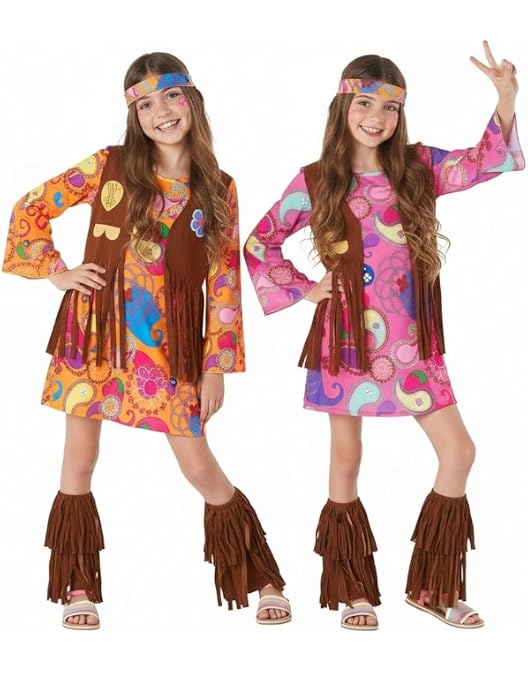 Pantalones Acampanados Rosa De Los Años 60 – Disfraz Para Mujer, Talla Única, Smiffys, Ideal Para Fiestas Temáticas Y Carnaval