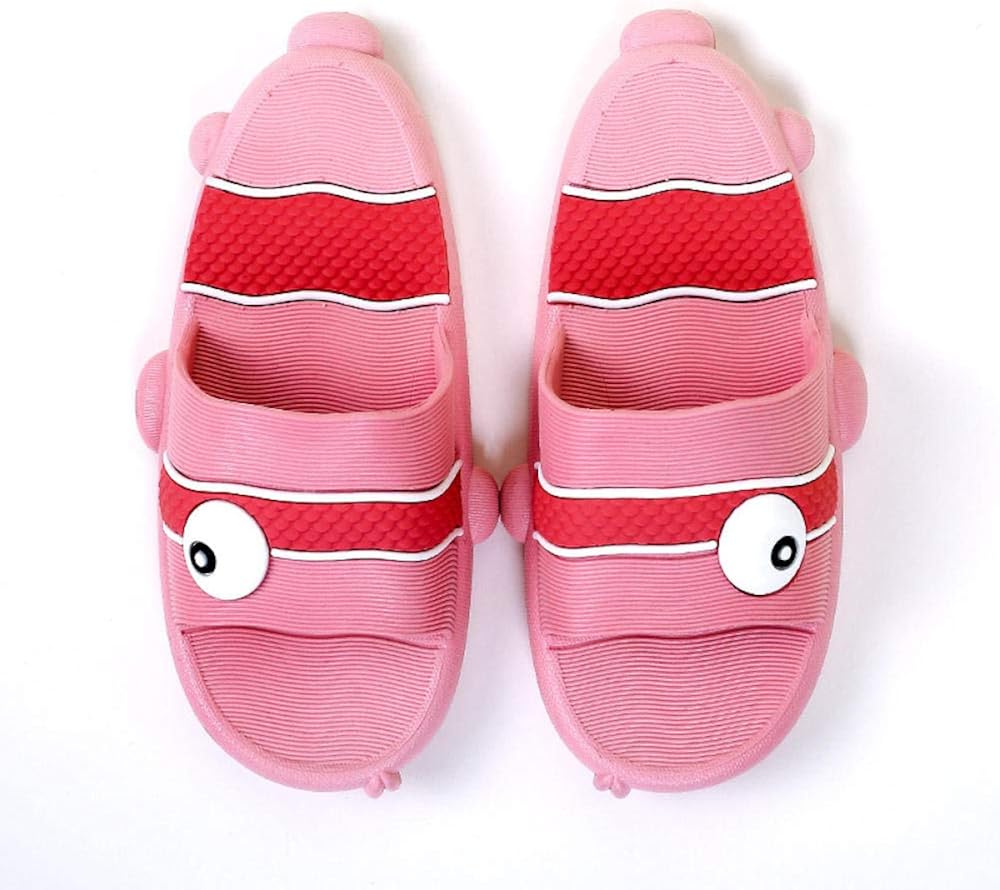 Nonebranded Kinderpool Shoeschildren'S Hausschuhe, Sommer Jungen Hausschuhe, Baby Soft Bottom rutschfeste Sandalen und Hausschuhe-Red_25-26 Unterl?nge ca. 18