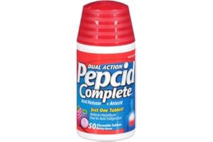 Pepcid Complete Berry Flavor - 100 Chewable Tablets (50ct x2 bottles)