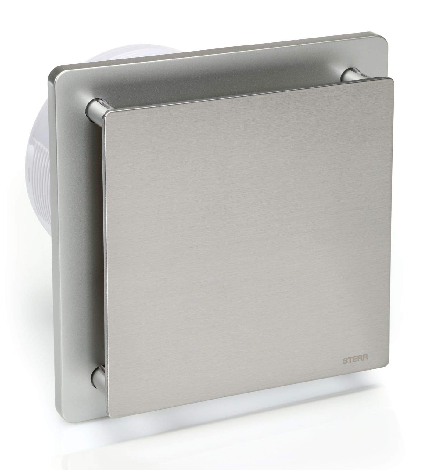 STERR Silver Bathroom Fan 5 inches / 150 mm - Extractor Fan - Stainless Steel Front - Modern Look - BFS150-S - 25 W