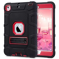 ULAK Case for iPad Mini 1 2 3, Three Layer Heavy