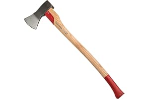 Forest Felling Axe for Tree Cutting - 31” German-Made Maul with Ash Handle and Steel Wedge Blade - Heavy-Duty Tree Felling and Wood Splitting Forestry Tools and Bushcraft Gear by Kings County Tools