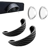 Waterproof Rear View Camera Rain Shield Cover, Car Camera Lens Protector | Universal Carbon Fiber Backup Camera for Car Anti-Rain, Non-destructive as Car Modification Accessories(Set b)