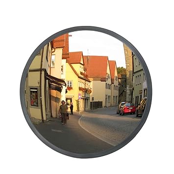 DXP Sicherheitsspiegel 30cm Kassenspiegel Konvex Innen Aussen Panoramaspiegel Konvexspiegel Überwachungsspiegel CGJJ01