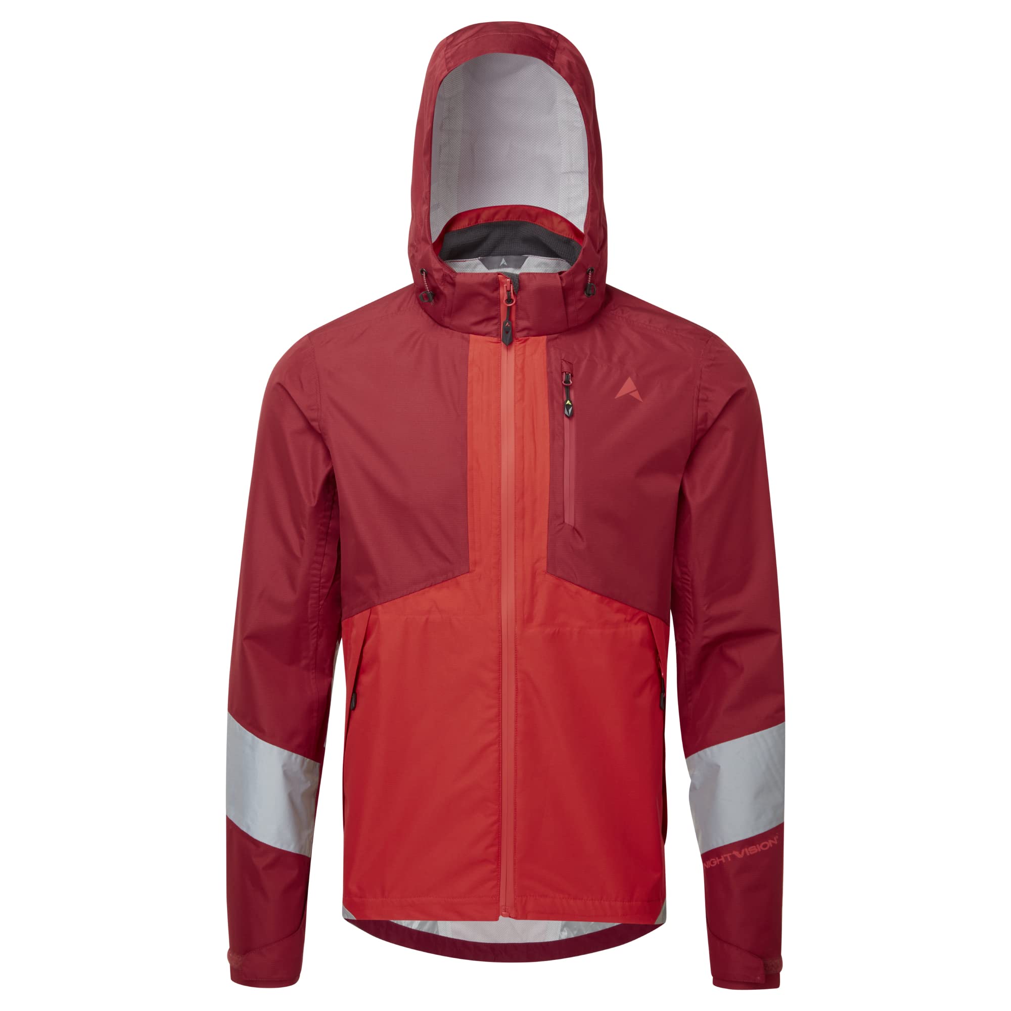 Altura Mens Typhoon Waterproof Reflective Cycling Jacket - Red - X-Large