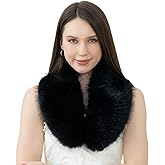 Fancylovesotio 55 Inch Womens Faux Fur Scarf Neck Collar Warmer Stole Shawl Lady Evening Scarf Wrap for Cold Winter