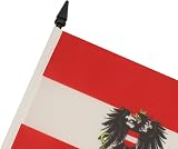 AZ FLAG Austria Table Flag 5x8 in Eagle Coat of Arms Desk Flag view 4