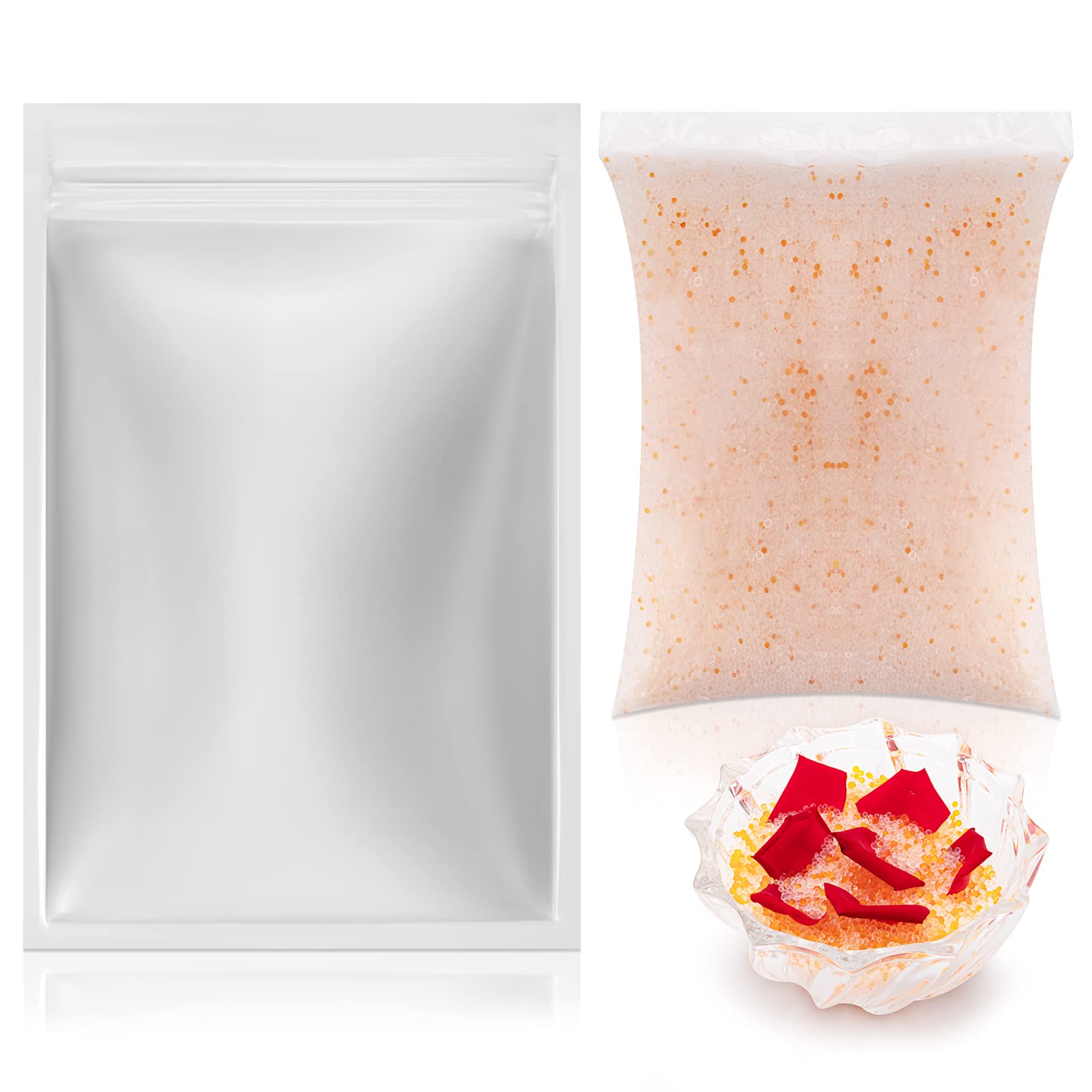 O2frepak 4.4LBS (2KG) Silica Gel Flower Drying Crystals, Reusable Color Indicating Silica Gel Desiccant Beads Packs