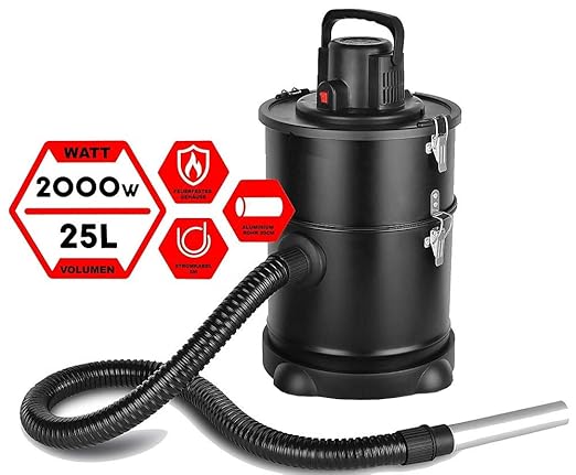 Aschesauger | Kaminsauger | Ofensauger | Grillsauger | Bausauger | Ascheschlucker | Kohlesauger | Staubsauger | 25L HEPA-Filt