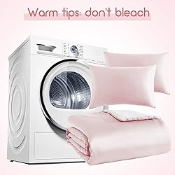 REDKEY Satin Comforter Set King Luxurious Soft