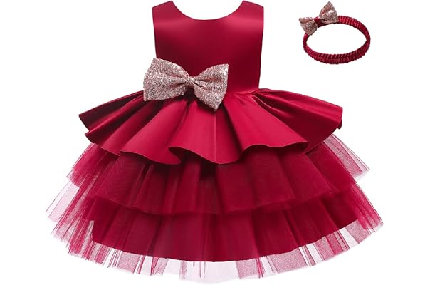 Amazon Los más vendidos: Mejor Vestidos de Ocasiones Especiales para Bebé  Niña