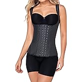 Ann Chery Corset Waist Trainer for Women’s Weight Loss - Colombian Waist Cincher With Straps - 3 Hook Vest Body Shaper
