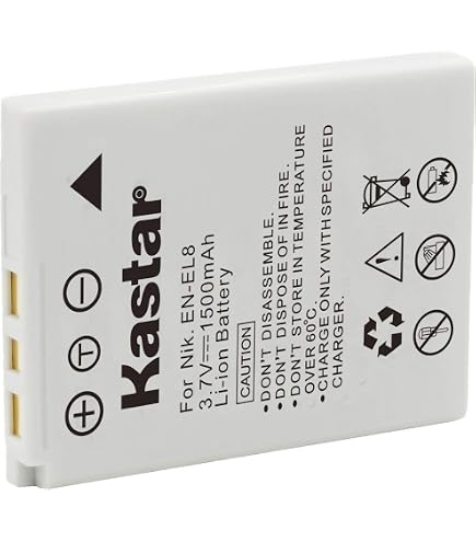 Amazon.com : Kasatar EN-EL8 Battery Replacement for Nikon Coolpix