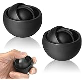 Fidget Toys Adults 2 PCs , Sensory Figette Spinner Anxiety Stress Relief Toys Quiet Fidgets Gyro for Autism ADHD Kids Gifts Cool Gadget Office Desk Toy Easter Basket Stuffers for Teen Boys