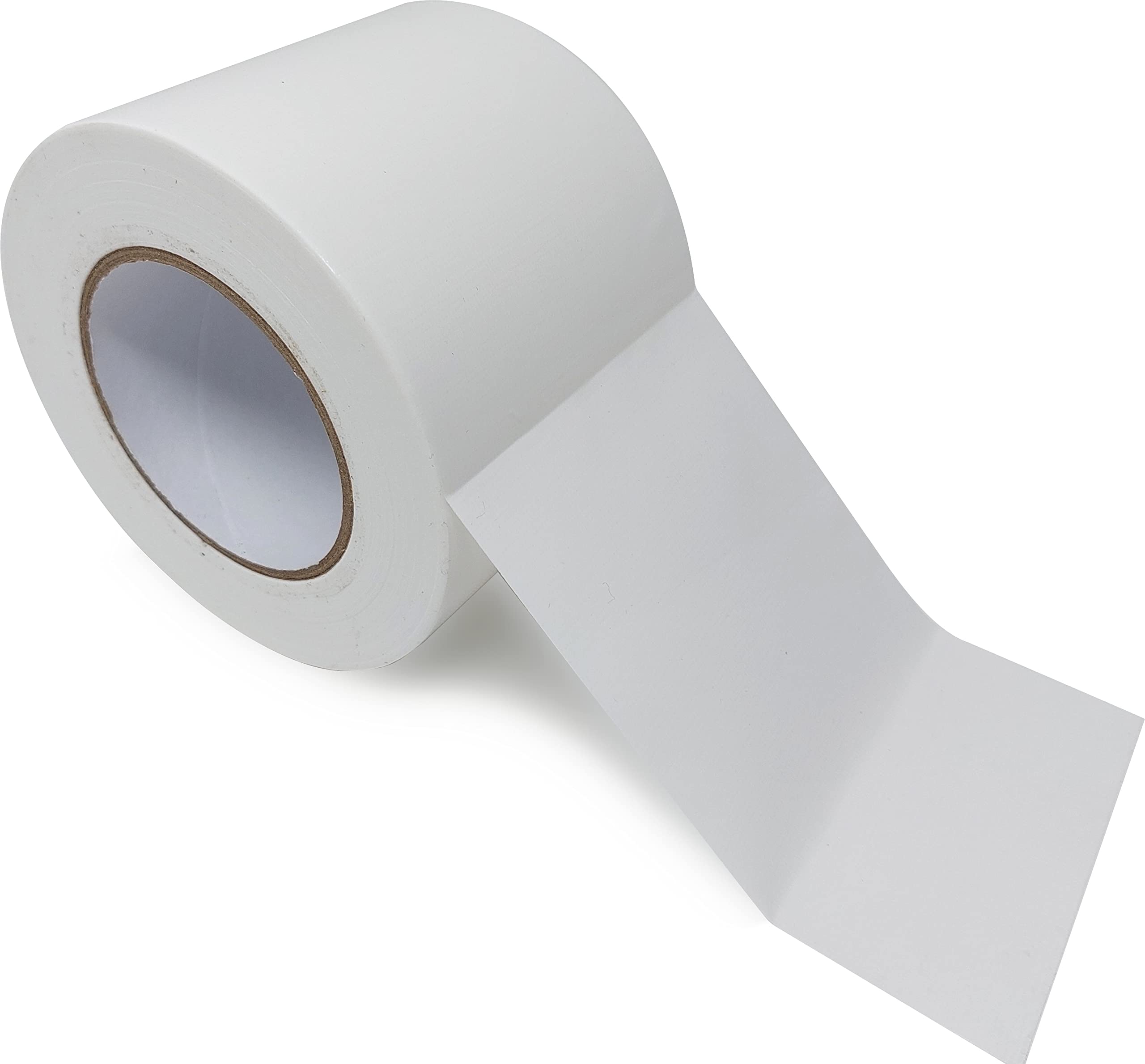 ArmaKit Heavy Duty Duct Tape | 100mm wide x 50M length | Industrial Tape Grade - Strong Gaffer Tape indoor and outdoor use, thick gaffa tape patch and seal tape (White)