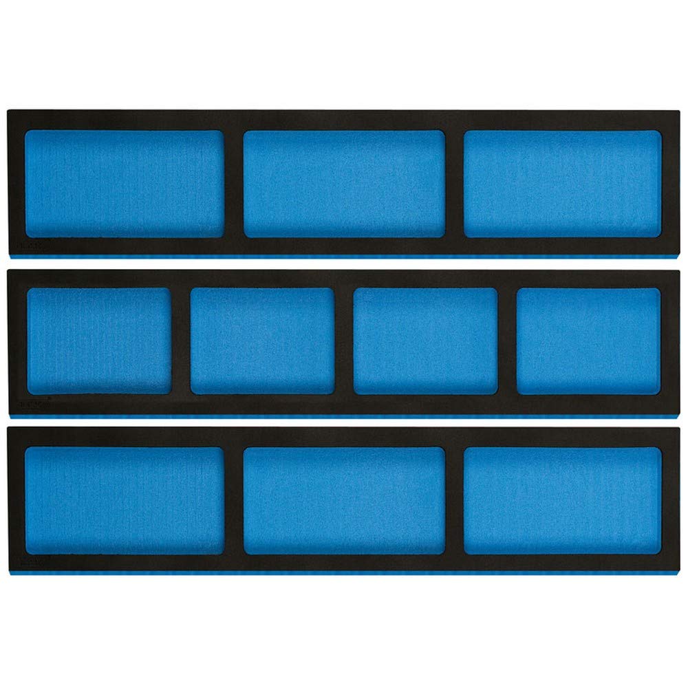 Draper 75048 Full Drawer Eva Insert Infill Tray 3 Piece Set,Blue
