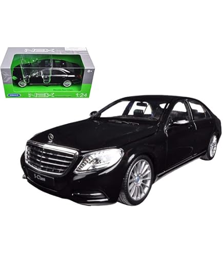 Amazon.com: S Class with Sunroof Black NEX Models 1/24 Diecast