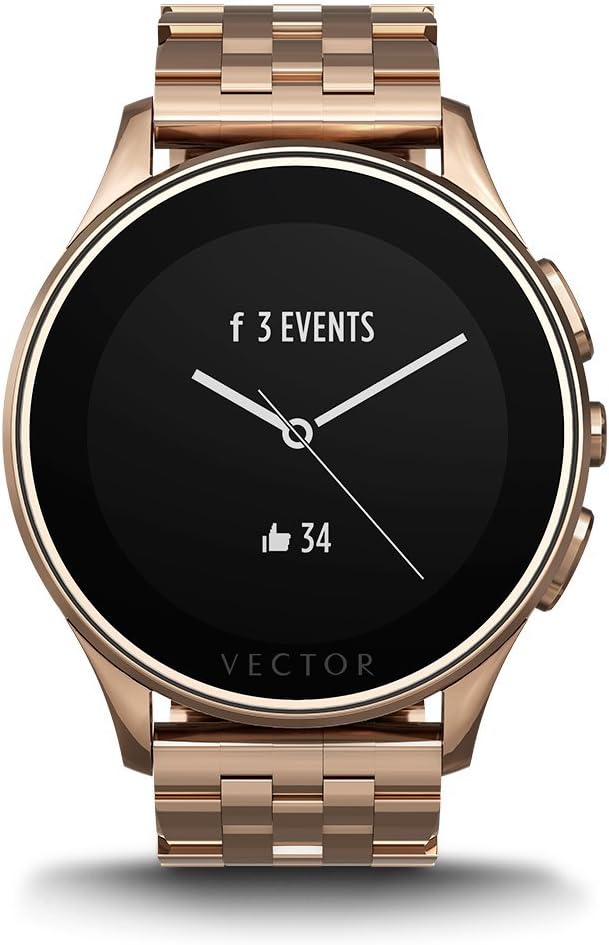 Vector L1-10-014 Luna - Smartwatch, color rosa dorado: Amazon.es ...