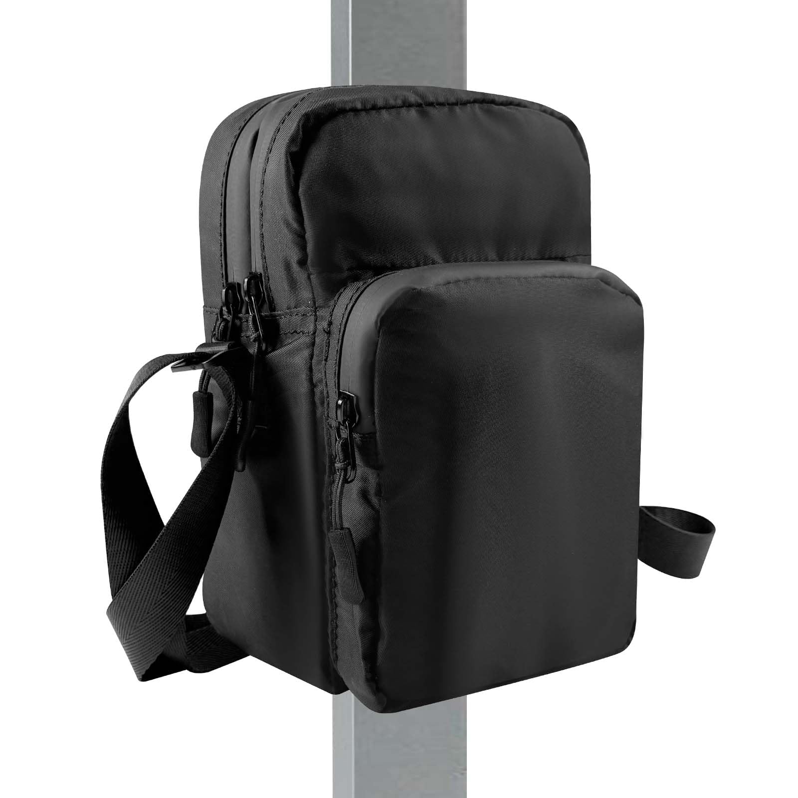 Photo 1 of JACZZO Magnetic Gym Bag,Crossbody Bag For Women And Men, Small Gym Bag,Gym Accessories,Gym Gifts, Two-Layer Space (Black)