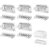 Alarm Contact Sensor Riser Compatible with Ring Alarm Contact Sensor 2nd Gen, 5 Pack 10mm Sensor Alignment Mount, Snap-On Height Extension for Uneven Doors &amp; Windows