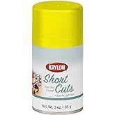Krylon Short Cuts 3 Oz. High-Gloss Enamel Spray Paint, Sun Yellow - 1 Each