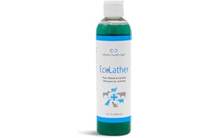 Infinite Health Labs EcoLather Dog Anti Itch Shampoo for Pets & Cats - Deep Cleansing, Odor Eliminating, Itch Relief, Moisturizing Shampoo for Grooming - 8 Oz