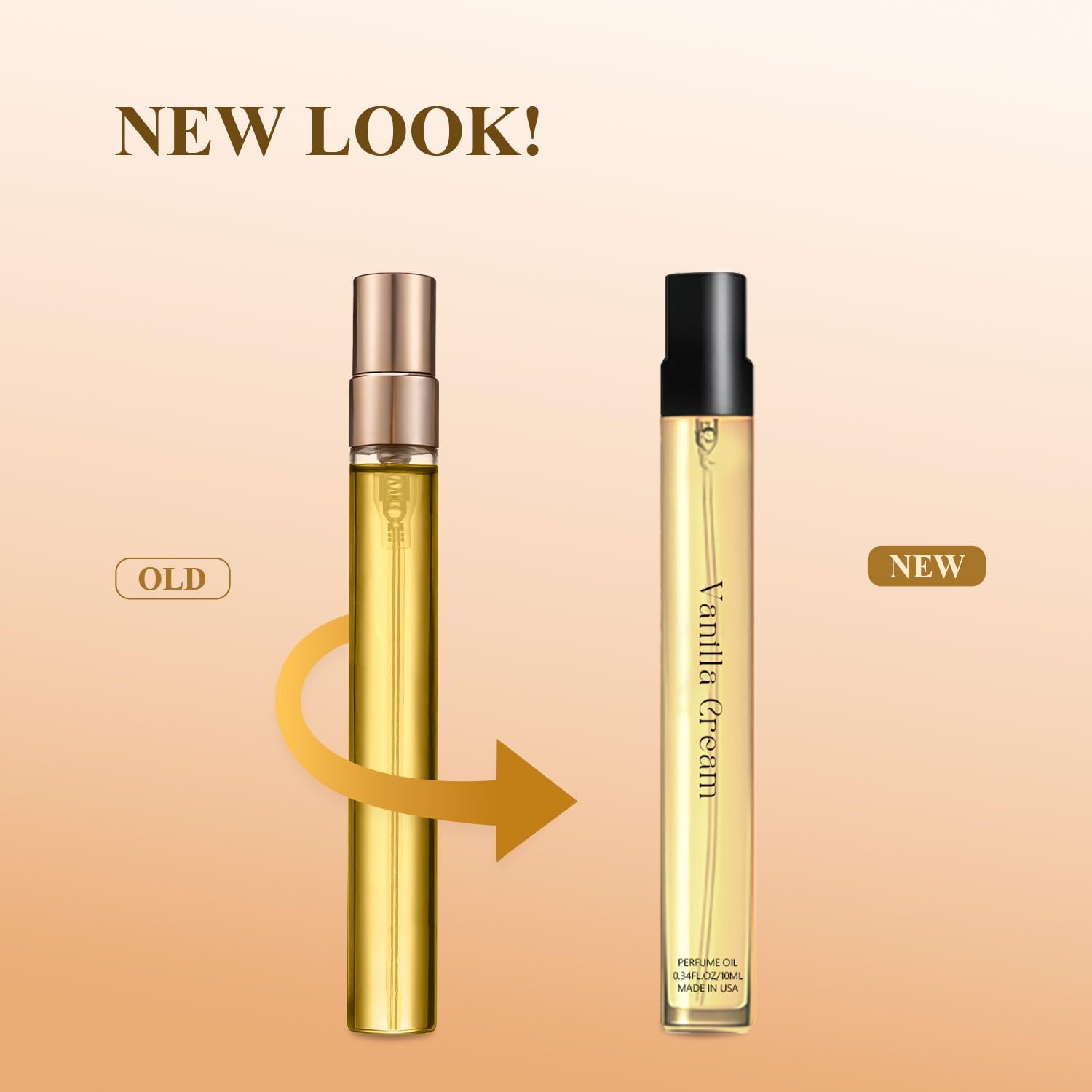 Pheromones Perfumes for Women, No. 54 Vanilla Cream Scent, Vanilla Perfume Oil, Enhanced Scents Pheromone Perfume for Woman, 0.34fl./10ml Gourmand Parfum, Travel Size Perfumes for Women,Made in USA